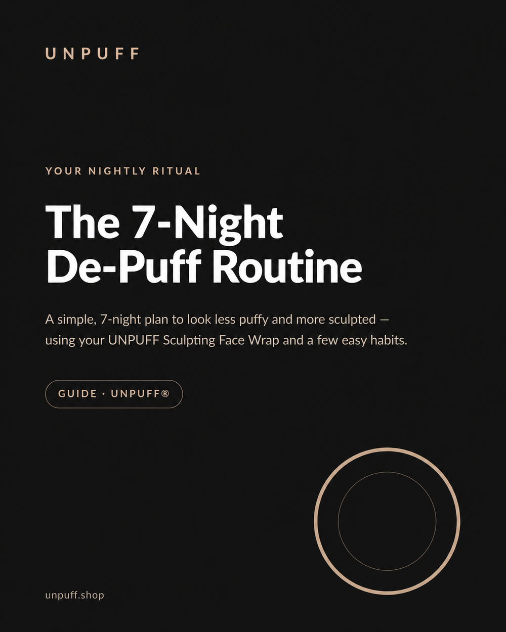 The 7-Night De-Puff Routine — Digital Guide